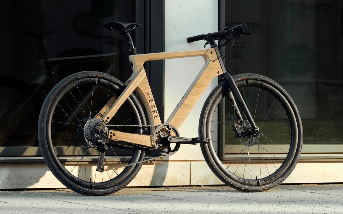 Xe đạp điện bằng gỗ không lo trời mưa, không cần bảo quản, giá ngang Honda SH