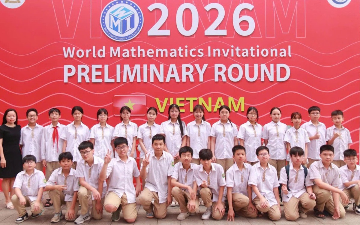 Gần 1.000 học sinh dự thi vòng quốc gia kỳ thi toán học quốc tế WMI 2026