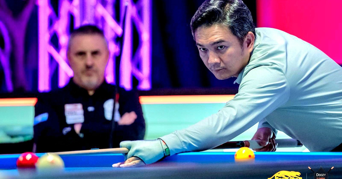 Trần Thanh Lực thua tay cơ số 1 thế giới tại chung kết World Cup billiards Bogota