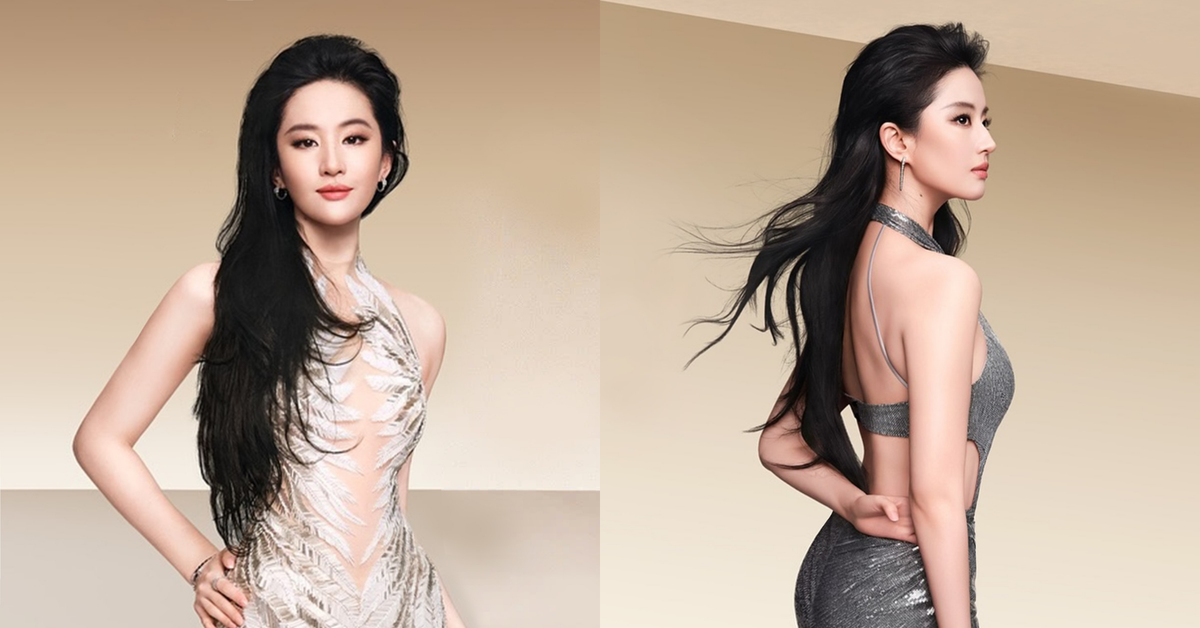 Lưu Diệc Phi mặc đầm của Lê Thanh Hòa