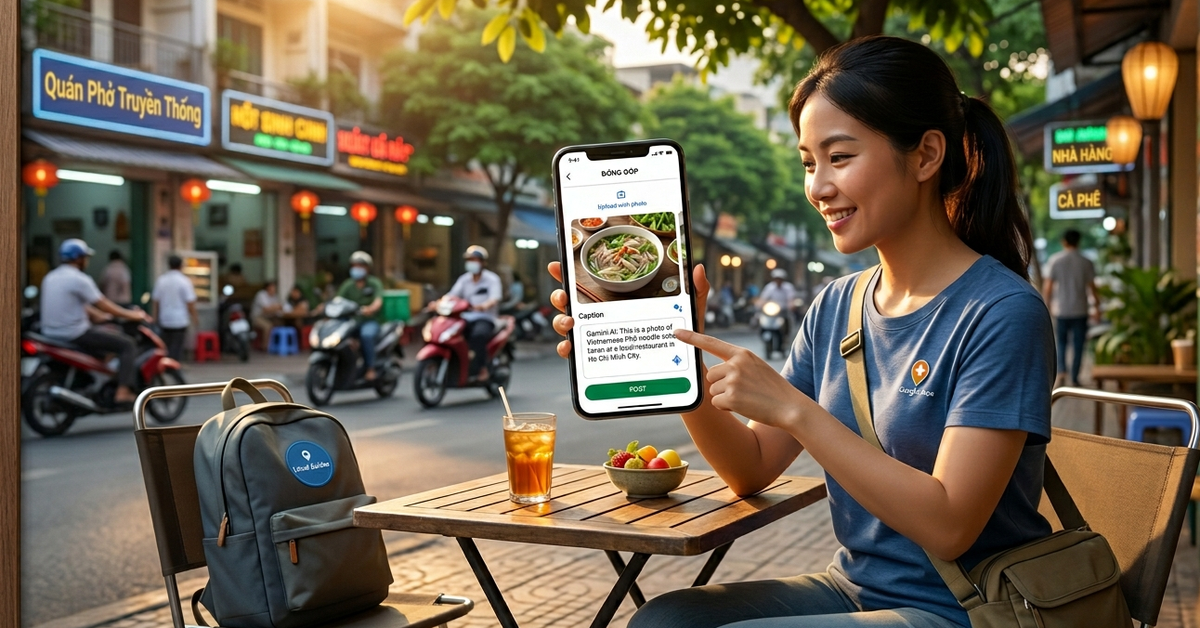 Google Maps tích hợp Gemini, tự động tạo mô tả ảnh cho người dùng