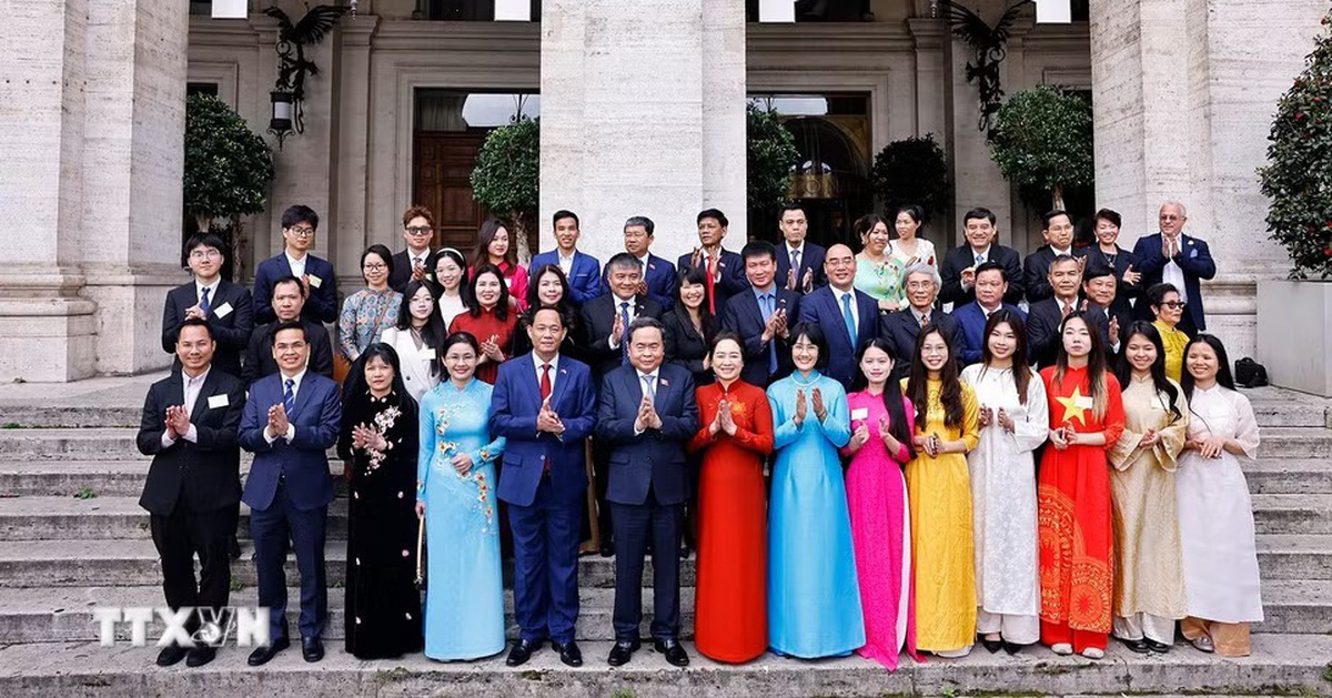 Chủ tịch Quốc hội: Người Việt ở Ý là nguồn lực quan trọng về tri thức và kết nối quốc tế