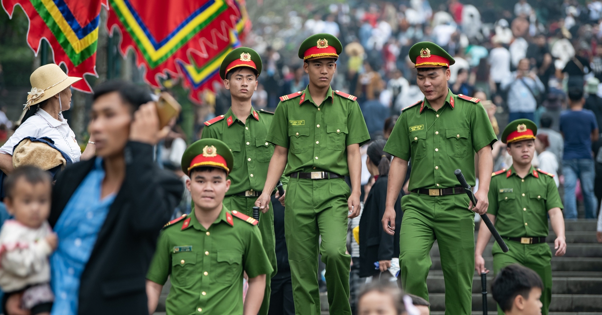 Huy động hơn 1.000 công an bảo đảm an toàn cho du khách về Đền Hùng dịp giỗ Tổ