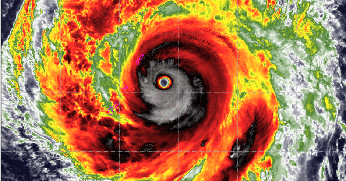 Siêu bão Sinlaku duy trì cường độ cấp 17, áp sát quần đảo Bắc Mariana