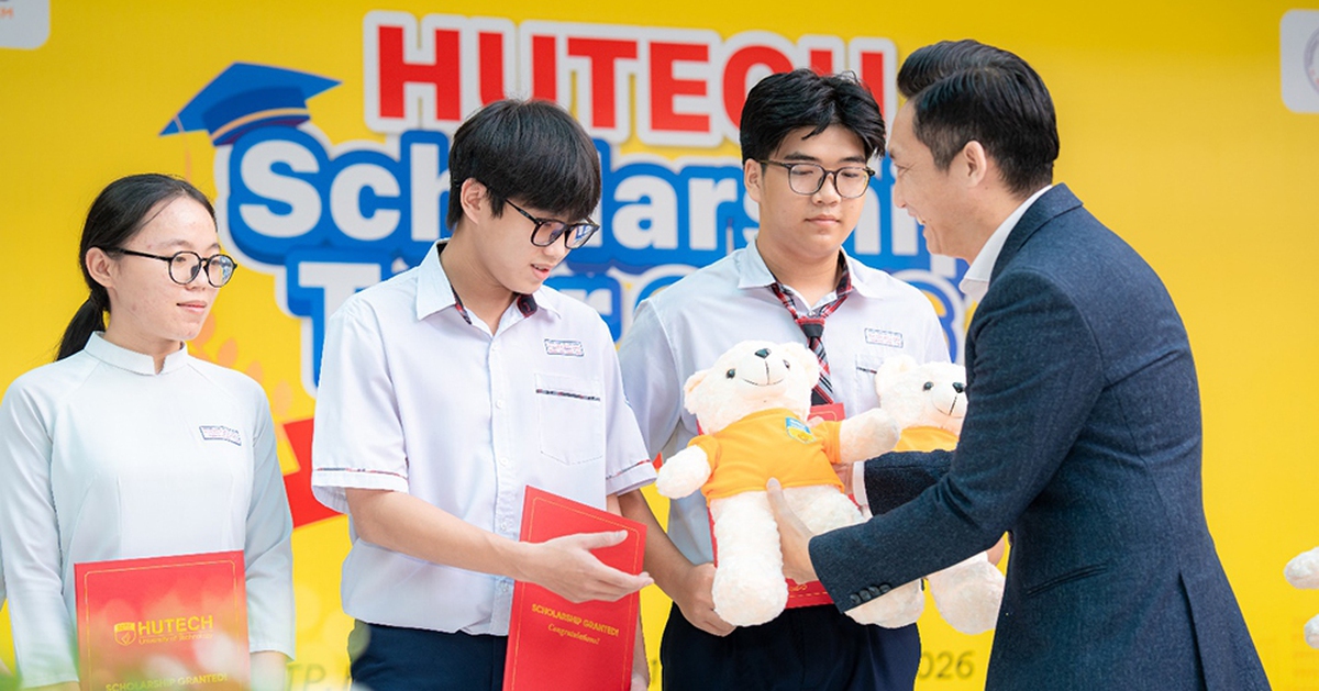 HUTECH Scholarship Tour 2026: Giải quyết nỗi lo học phí