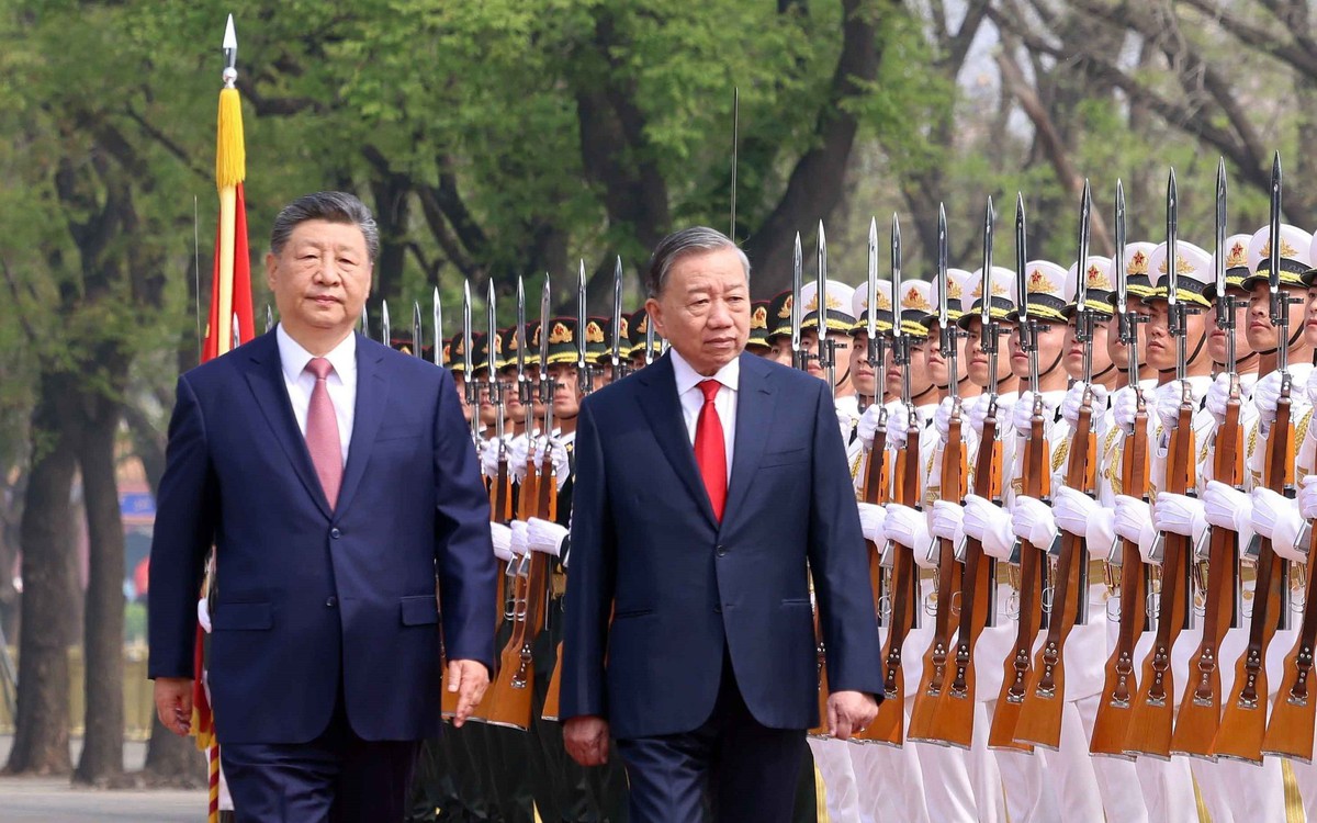 Lễ đón trọng thể Tổng Bí thư, Chủ tịch nước Tô Lâm thăm Trung Quốc