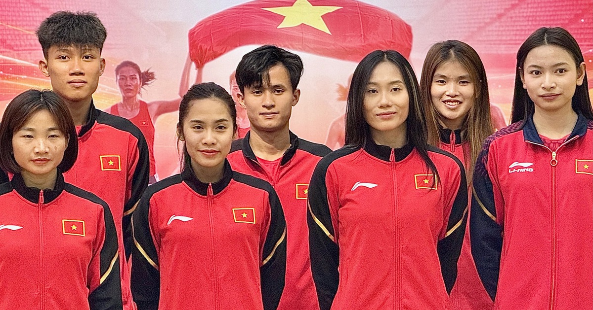 Đội tuyển điền kinh Việt Nam có trang phục thi đấu mới