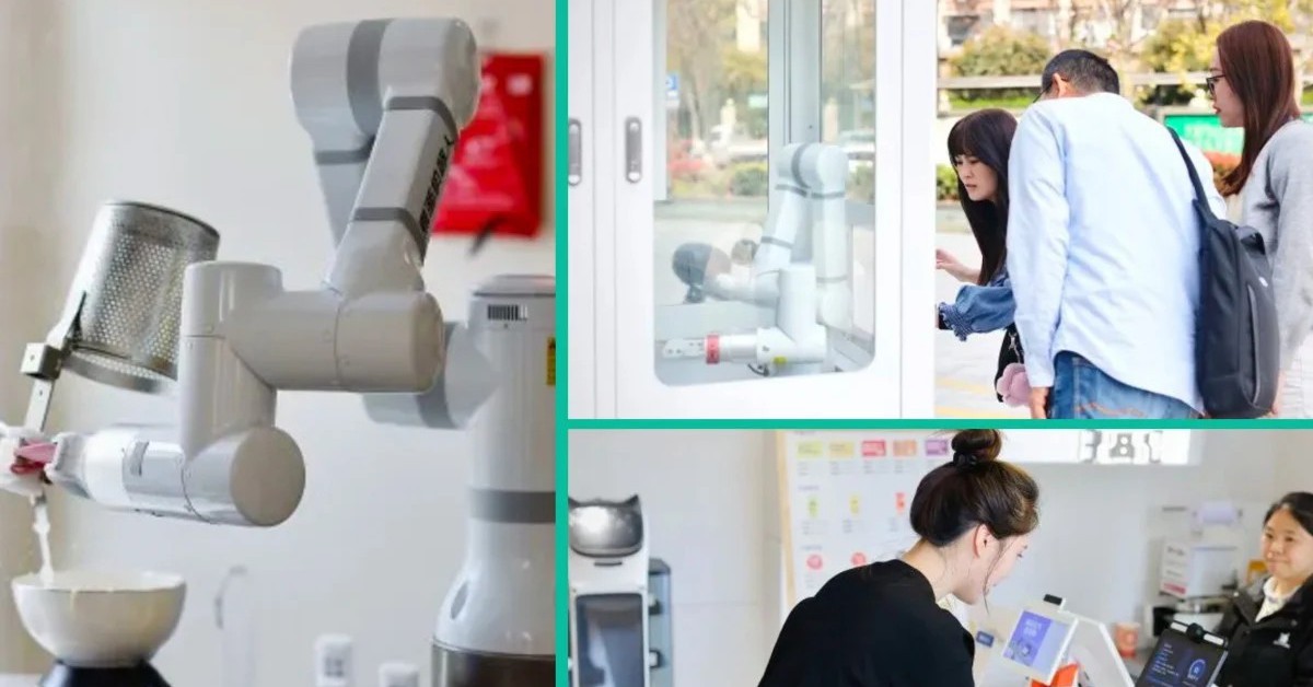 Đầu bếp robot Trung Quốc biết nấu hơn 100 món ăn 'ngon như mẹ nấu'