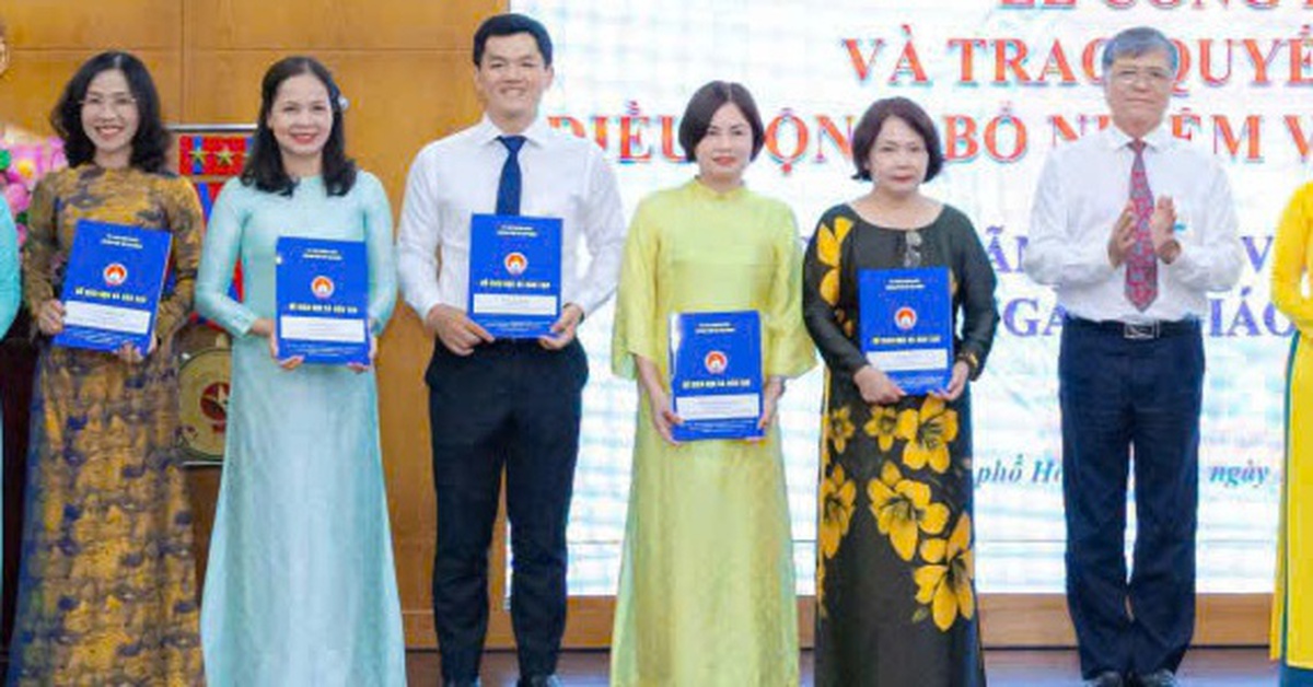 Ngành giáo dục TP.HCM điều động, bổ nhiệm nhiều cán bộ quản lý