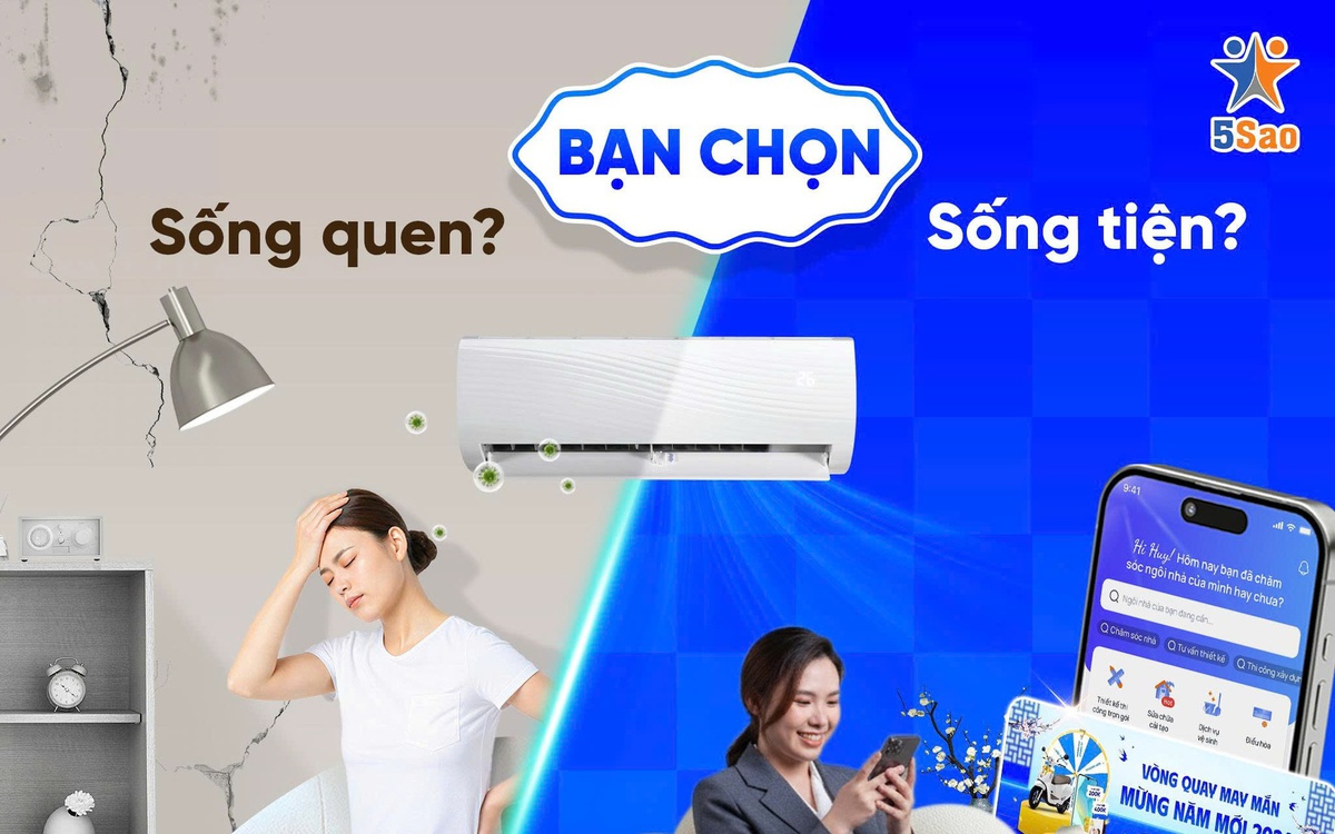 Ứng dụng gọi thợ 5Sao: Xóa bỏ nỗi lo bảo hành khi sửa chữa nhà cửa