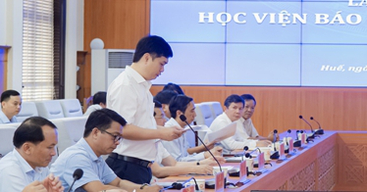 Học viện Báo chí và Tuyên truyền muốn mở cơ sở đào tạo ở Huế