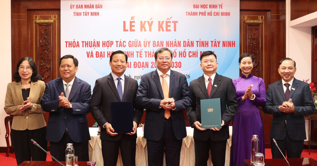 Tây Ninh hợp tác với Đại học Kinh tế TP.HCM đào tạo, nghiên cứu, chuyển giao khoa học công nghệ
