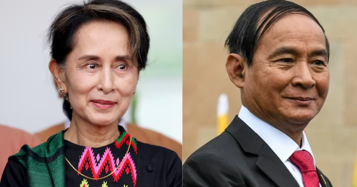 Myanmar ân xá cựu Tổng thống Win Myint, giảm án cho bà San Suu Kyi