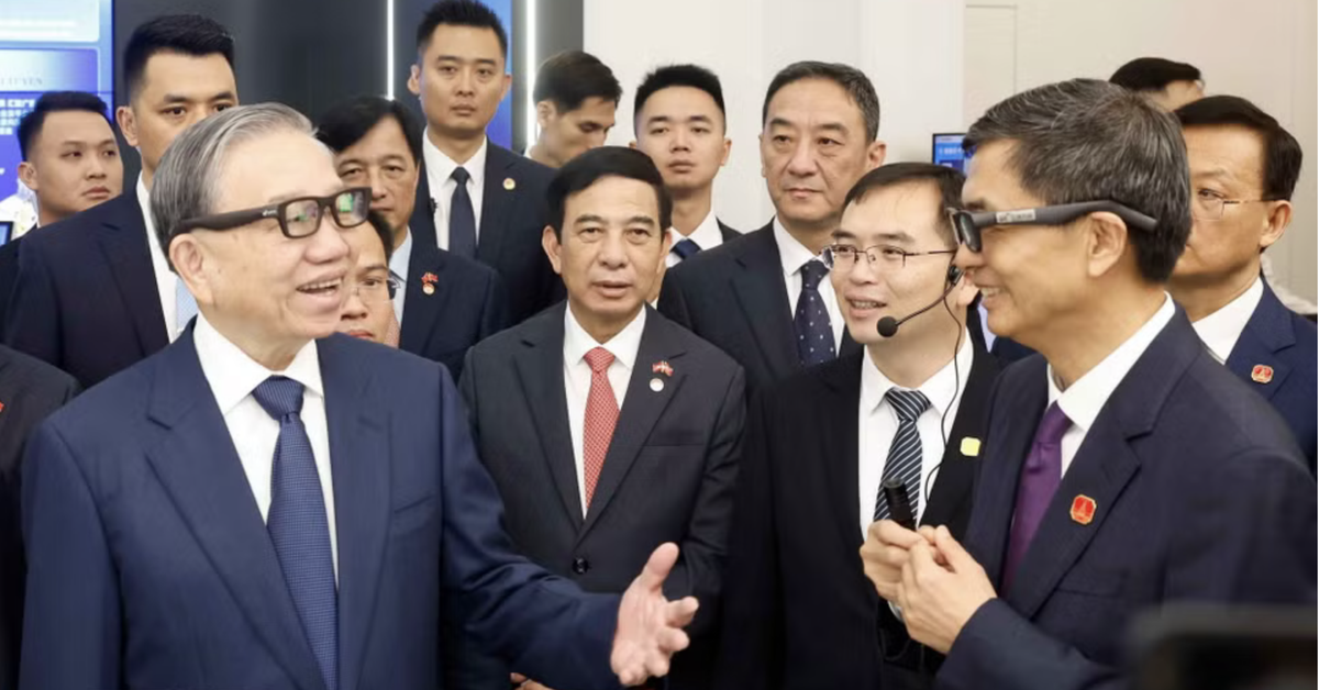 Tổng Bí thư, Chủ tịch nước Tô Lâm thăm Trung tâm Hợp tác đổi mới trí tuệ nhân tạo Trung Quốc - ASEAN