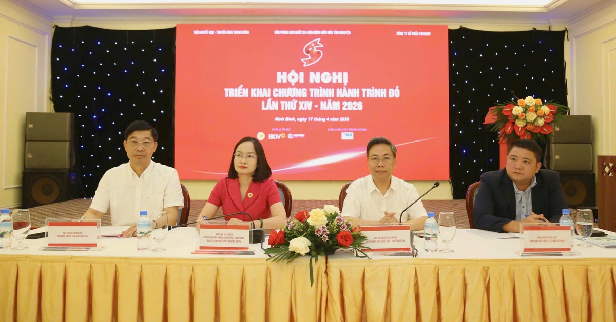 Hành trình Đỏ 2026 đặt mục tiêu tiếp nhận 120.000 đơn vị máu