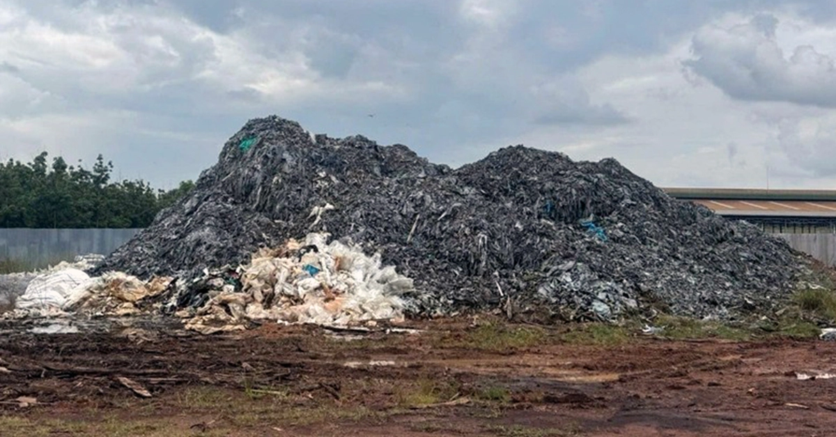 Khởi tố 2 người đổ 567 tấn da bò phế thải ra ngoài gây ô nhiễm
