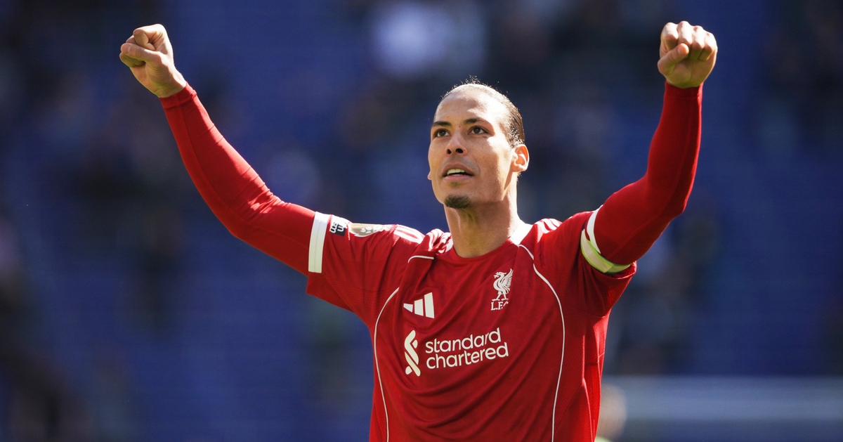 Van Dijk ghi bàn phút 90+10, Liverpool hạ Everton để giữ vững vị trí thứ năm