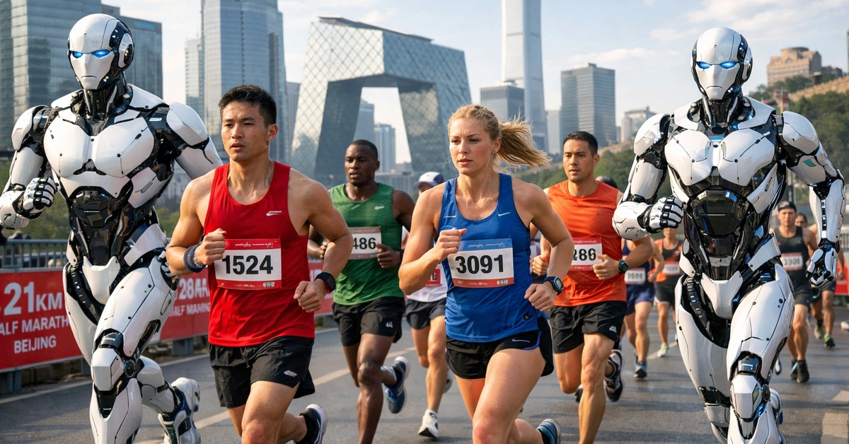 Robot chạy bán marathon nhanh hơn kỷ lục của con người