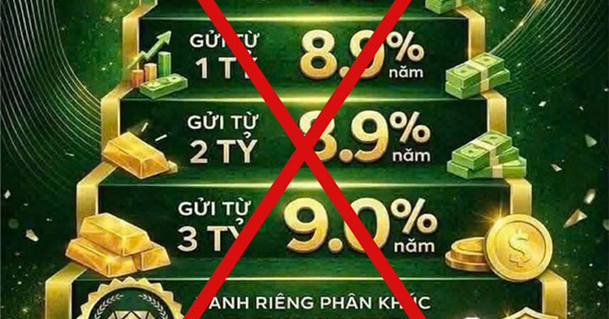 Xuất hiện chiêu lừa lãi suất cao mạo danh Vietcombank
