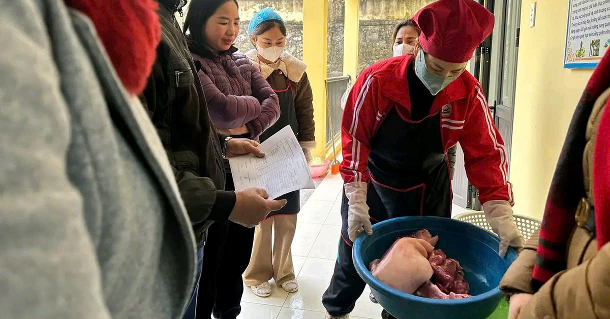 Yêu cầu làm rõ nghi vấn thịt heo nấu ăn cho trẻ mầm non nhiễm khuẩn E.coli và dịch tả