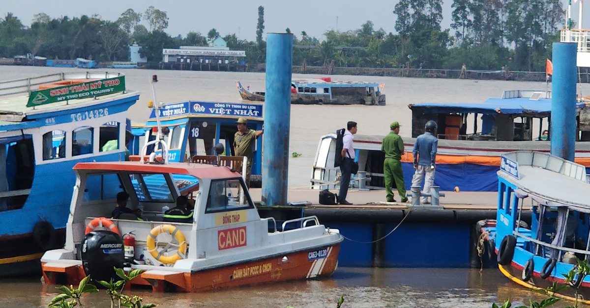 Tìm thấy thi thể hai người đàn ông té xuống sông Tiền mất tích sau khi dự tiệc sinh nhật