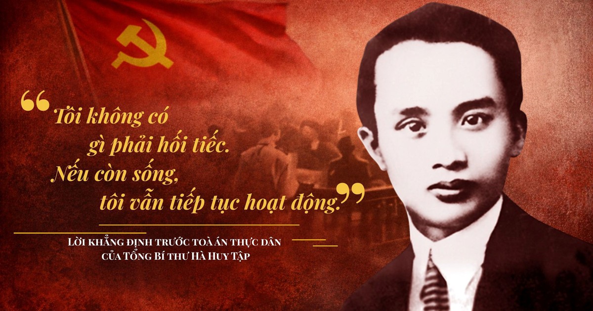 Hà Huy Tập - Người cộng sản kiên trung, người con ưu tú của dân tộc