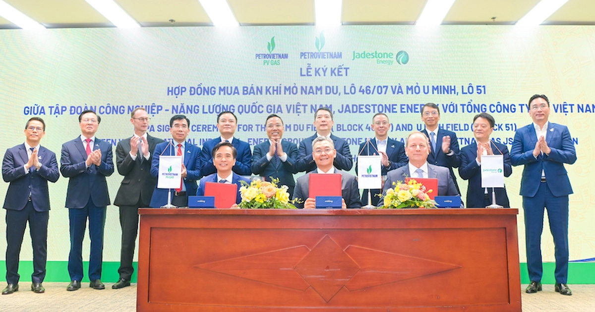 Ký hợp đồng mua bán khí mỏ Nam Du và U Minh, bổ sung 4,2 tỉ m³ khí cho khu vực Tây Nam Bộ