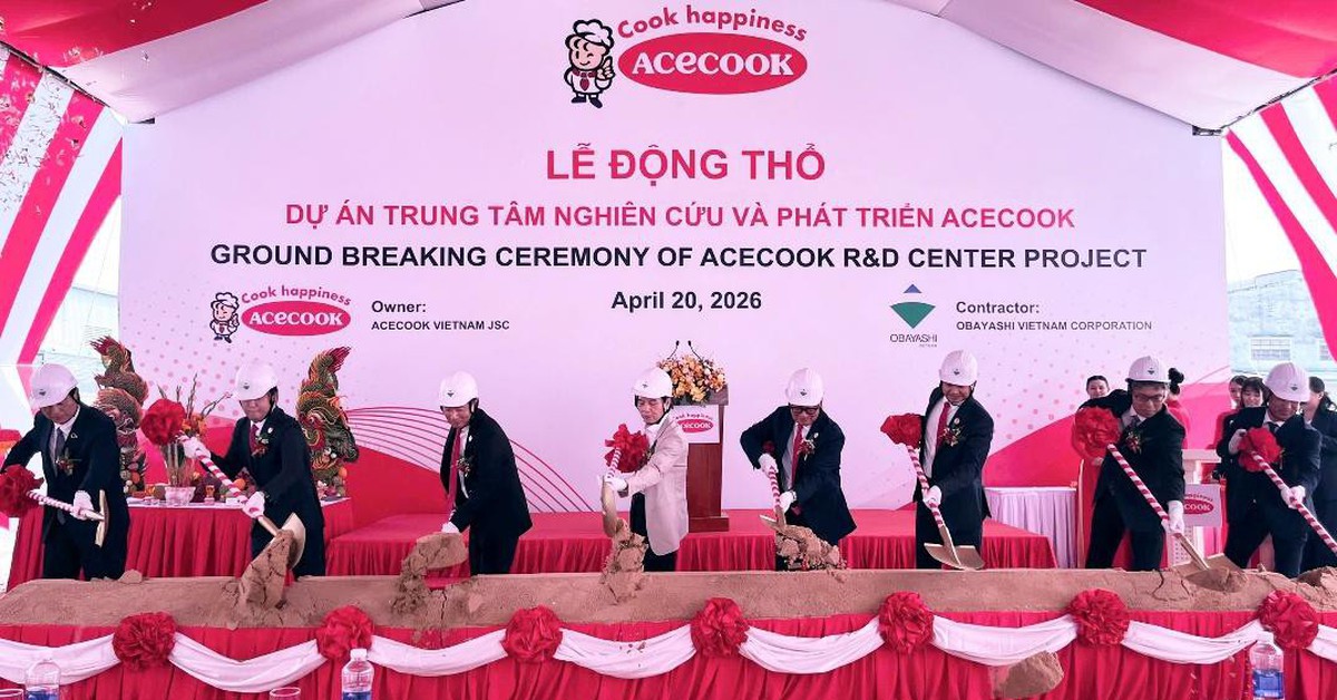 ACECOOK Việt Nam động thổ trung tâm nghiên cứu và phát triển mới