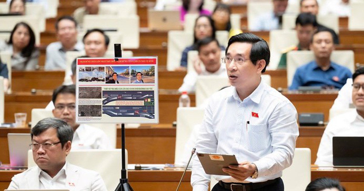 Đại biểu Nguyễn Văn Cảnh đề nghị tăng số điểm ra - vào và hoàn thiện trạm dừng nghỉ đường cao tốc