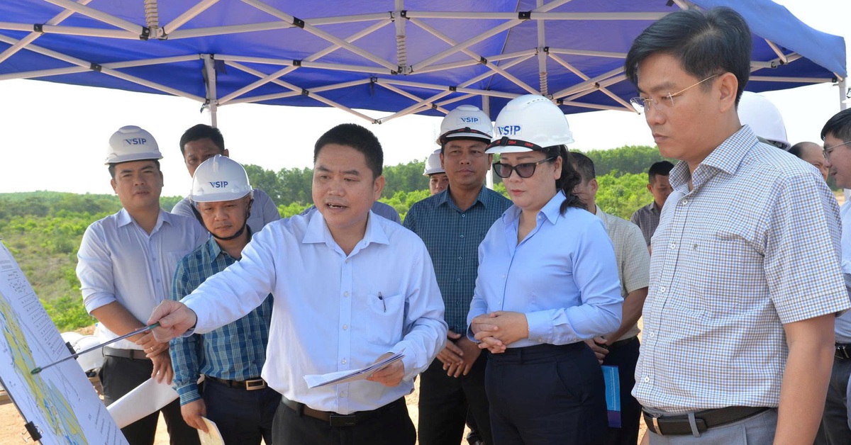 VSIP II Quảng Ngãi động thổ hơn 1 năm, giải phóng mặt bằng mới đạt 102ha/500ha
