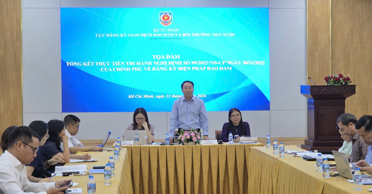 'Một tài sản phải đăng ký giao dịch bảo đảm ở nhiều nơi'