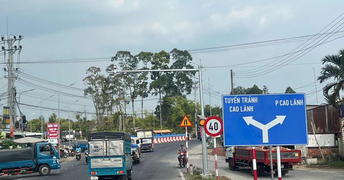 Nghiên cứu giải pháp đảm bảo an toàn tại điểm cuối tuyến tránh Cao Lãnh giao với quốc lộ 30