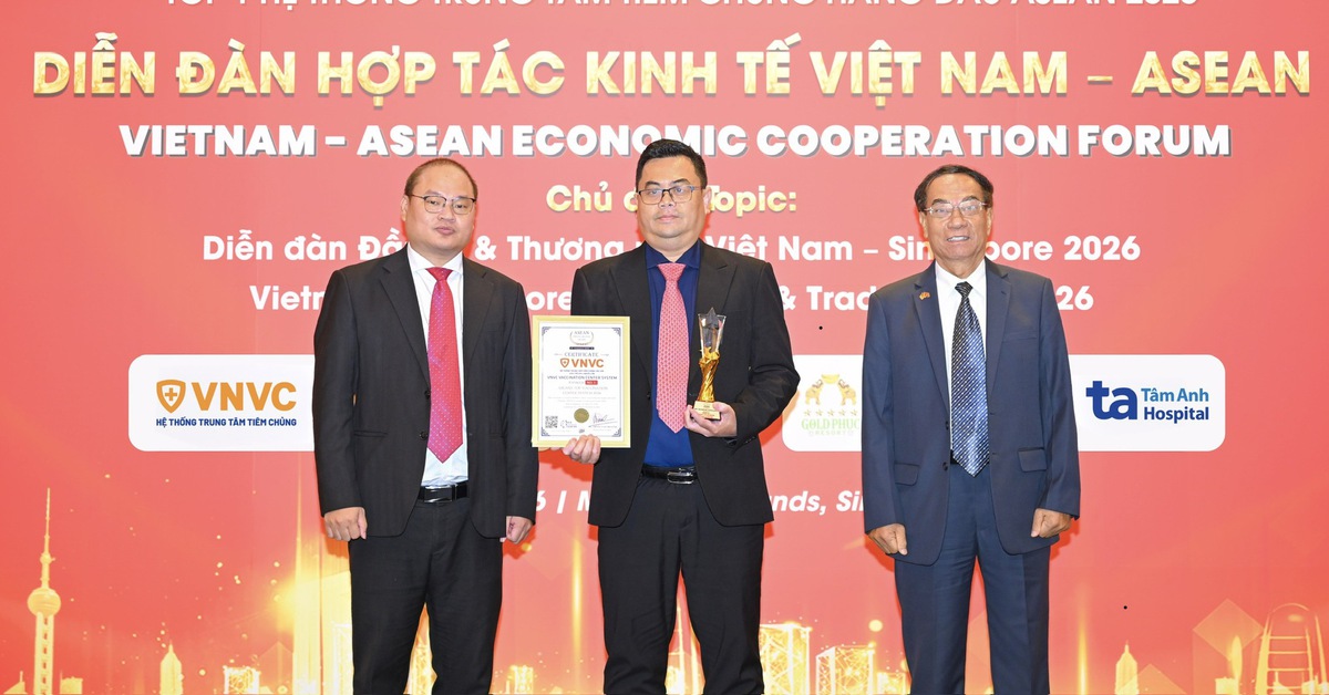VNVC đạt danh vị Hệ thống tiêm chủng Top 1 Đông Nam Á