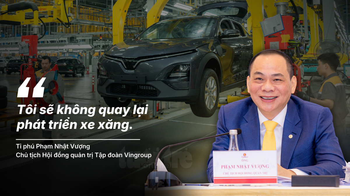 “Tôi sẽ không quay lại phát triển xe xăng.”