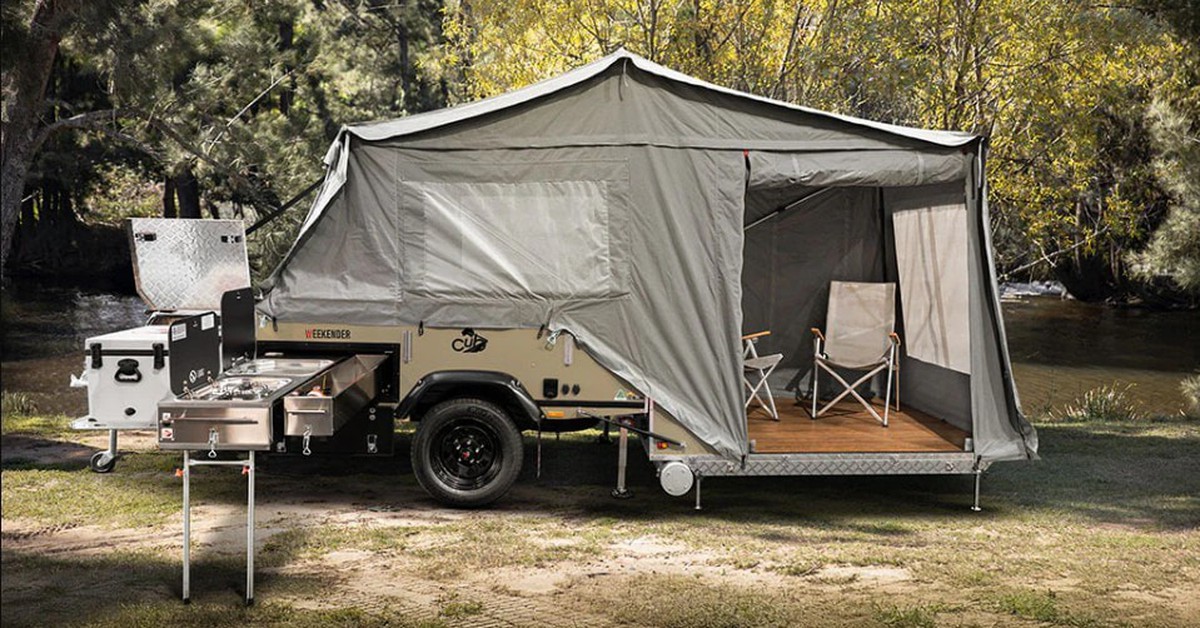 Nhà di động chỉ dài như xe máy, 'nở' ra gấp đôi khi dựng trại, giá ngang Mitsubishi Xforce