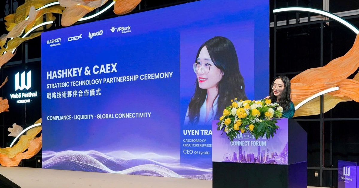 CAEX bắt tay HashKey làm sàn tài sản số tại Việt Nam