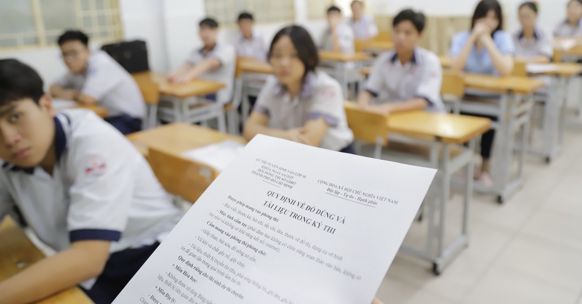 Chi tiết 6 nhóm điểm chuẩn lớp 10 ở TP.HCM 3 năm qua