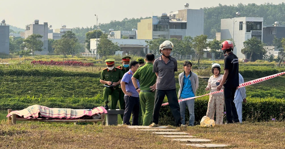 Phát hiện bé gái 15 tuổi tử vong dưới hồ sinh thái khu dân cư 577, Quảng Ngãi
