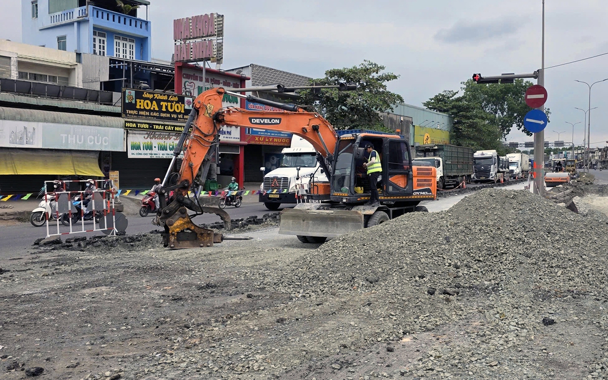 Rút ngắn thời gian sửa chữa quốc lộ 51, thi công cả ngày lẫn đêm