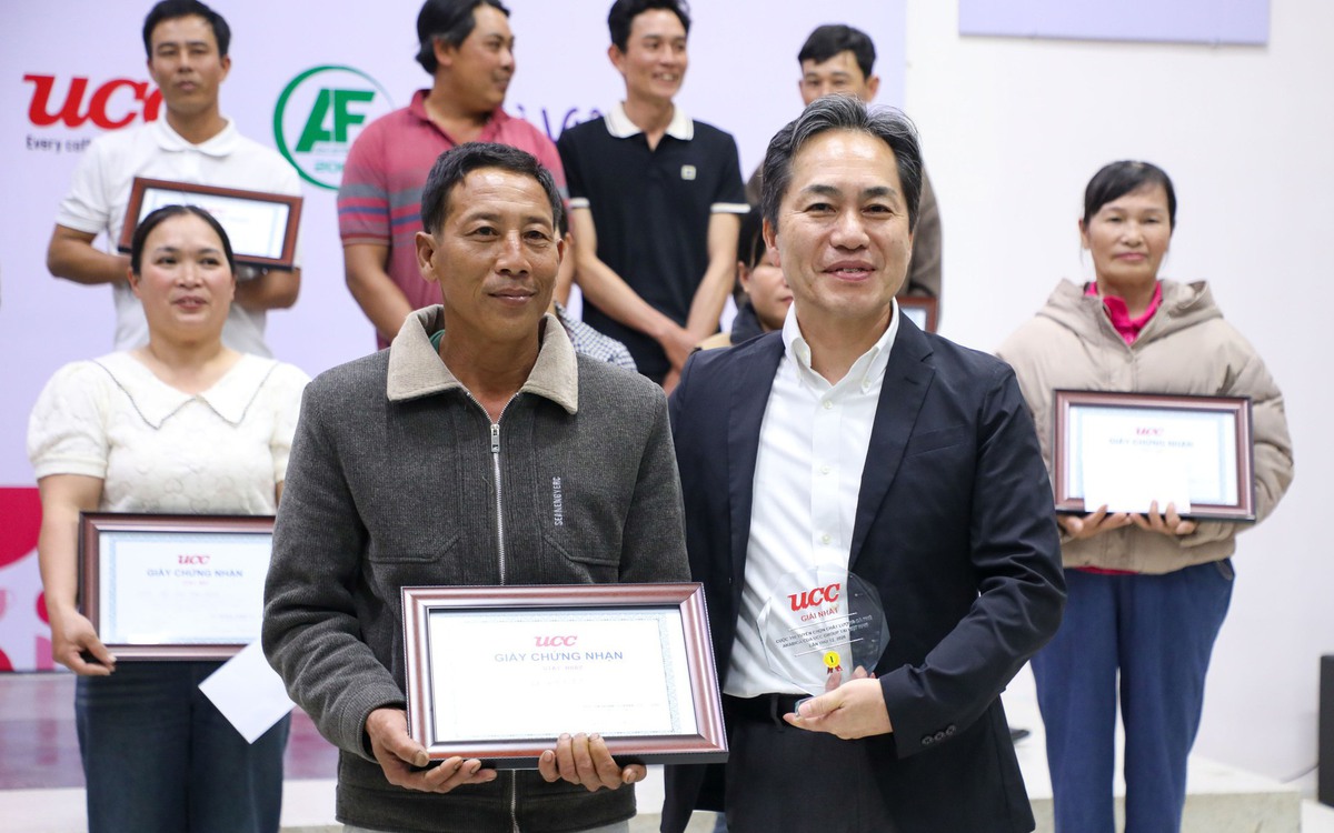 Nông dân Cầu Đất Đà Lạt lại đạt giải nhất cuộc thi tuyển chọn cà phê Arabica Việt Nam