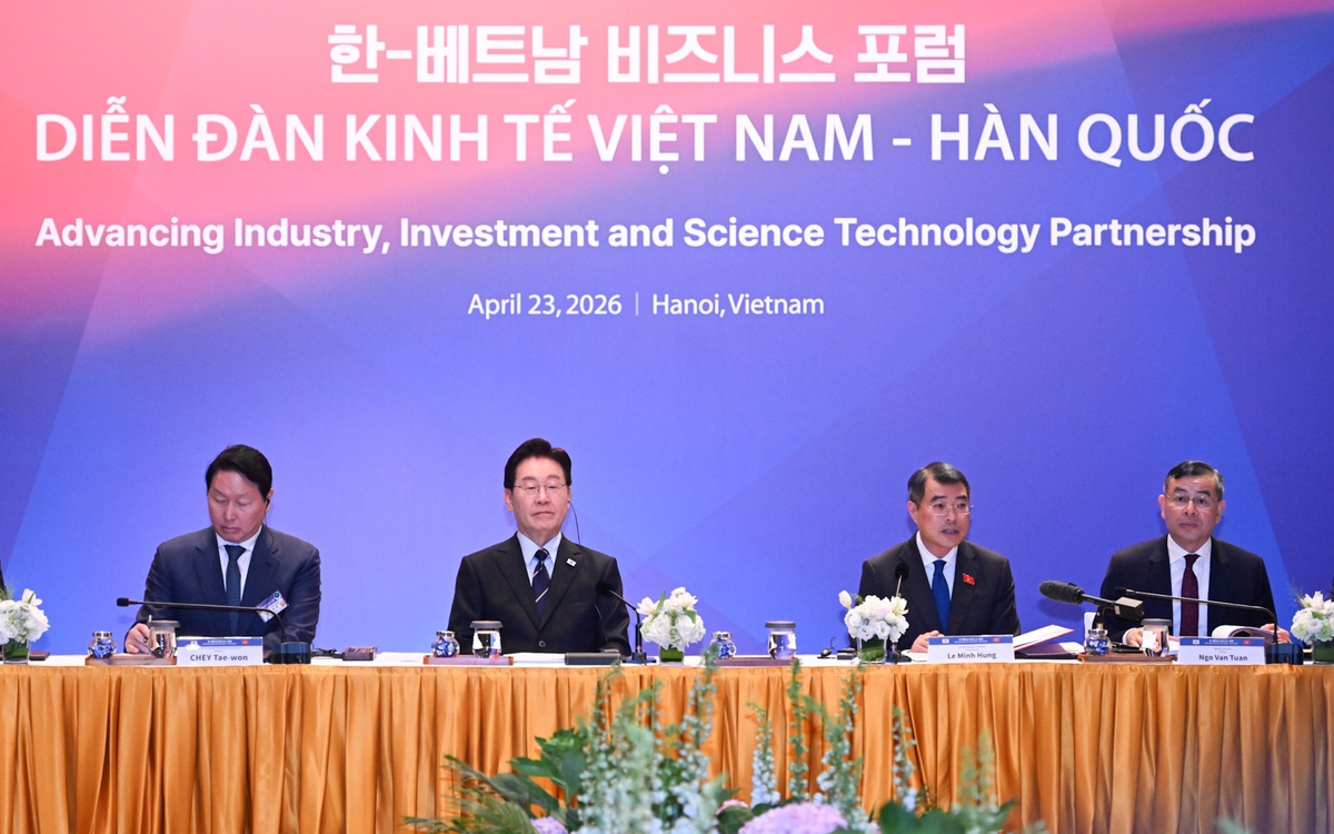 Thủ tướng Lê Minh Hưng: Doanh nghiệp Việt Nam - Hàn Quốc cùng kiến tạo chuỗi giá trị mới