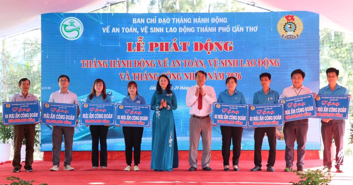 Cần Thơ xây 20 ‘Mái ấm công đoàn’, hỗ trợ công nhân khó khăn