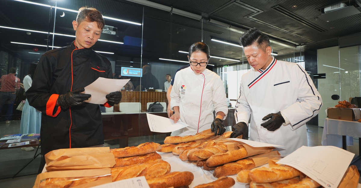 Thợ bánh tranh tài ẩm thực Việt - Pháp trong Lễ hội bánh mì