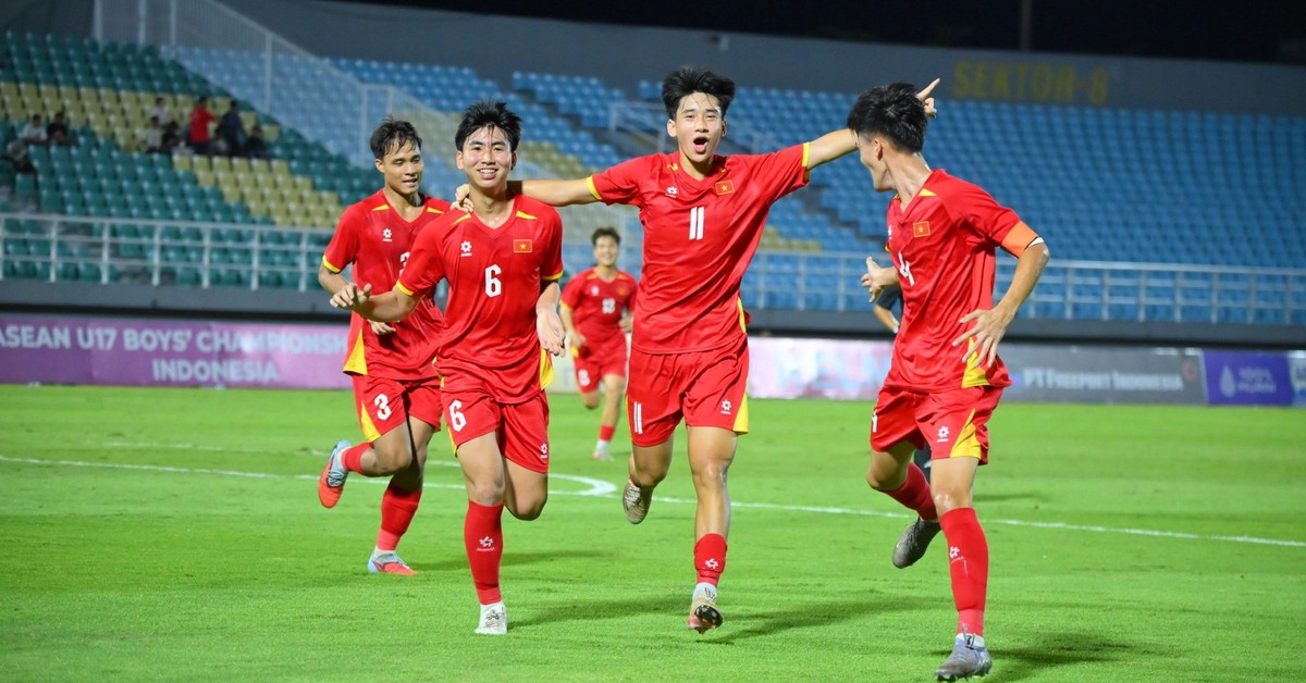 U17 Việt Nam - U17 Malaysia (hiệp 2) 3-0: Văn Dương lập cú đúp