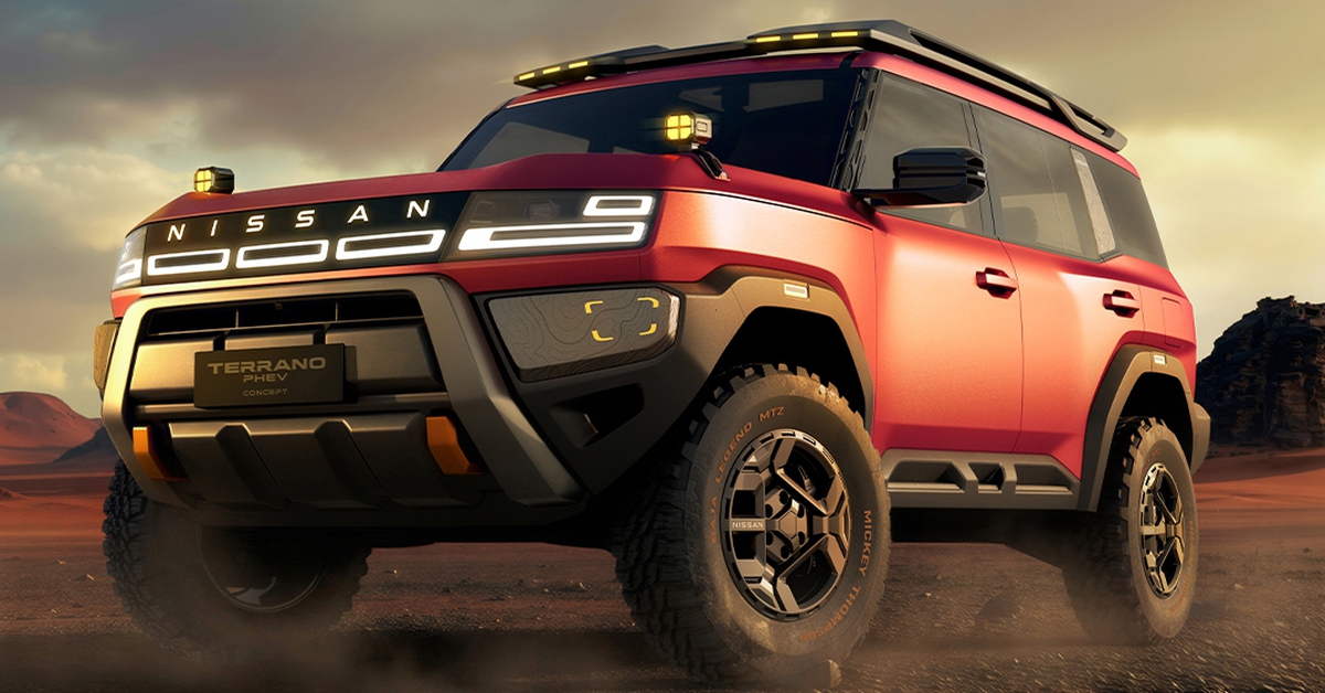 Nissan Terrano - SUV mới cho người mê off-road với động cơ hybrid cắm sạc