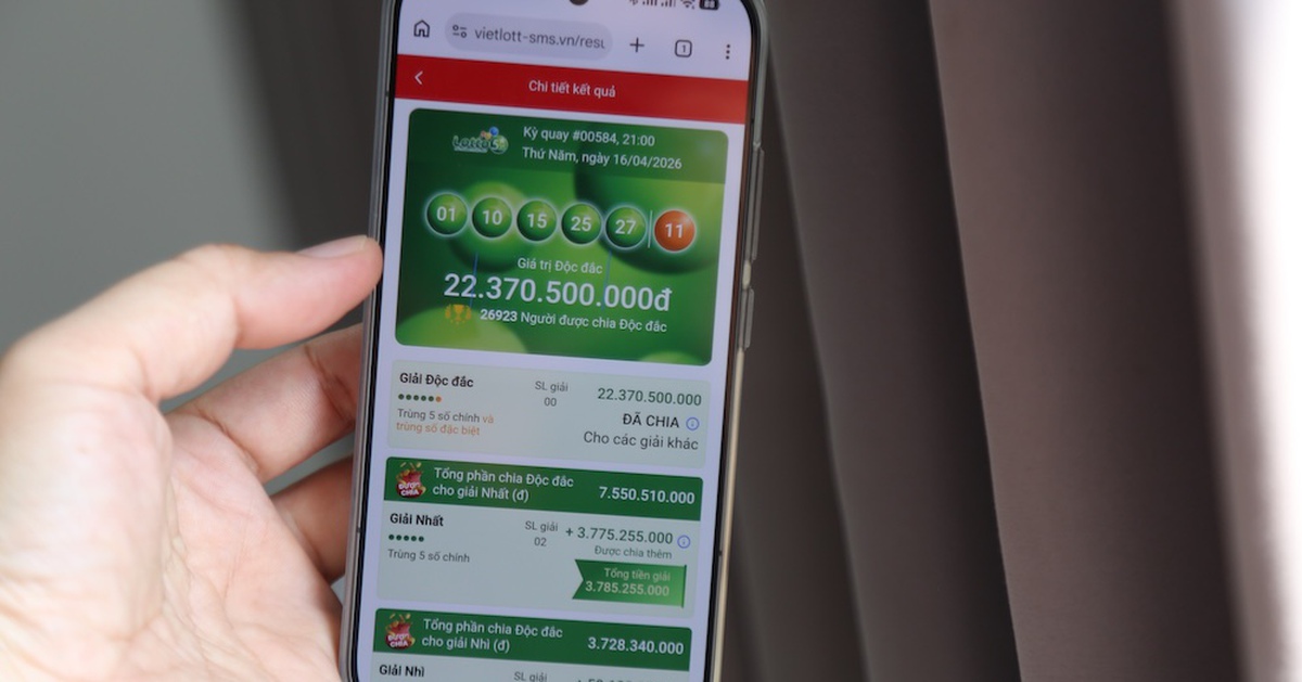 Xổ số quay nhanh Lotto 5/35 có giải thưởng gì?