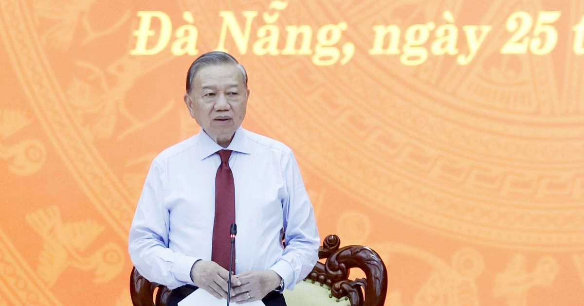 Tổng Bí thư, Chủ tịch nước Tô Lâm: Xây dựng Đà Nẵng trở thành một cực tăng trưởng lớn của cả nước