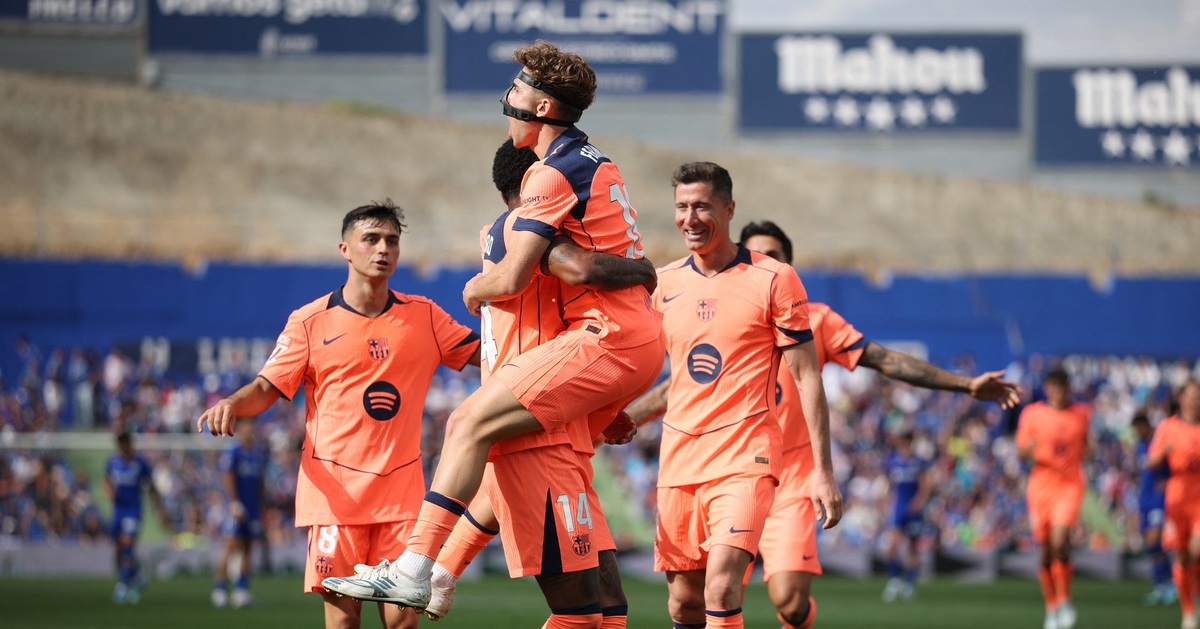 Vắng Yamal, Barca vẫn thắng dễ Getafe và cách chức vô địch La Liga... 3 điểm