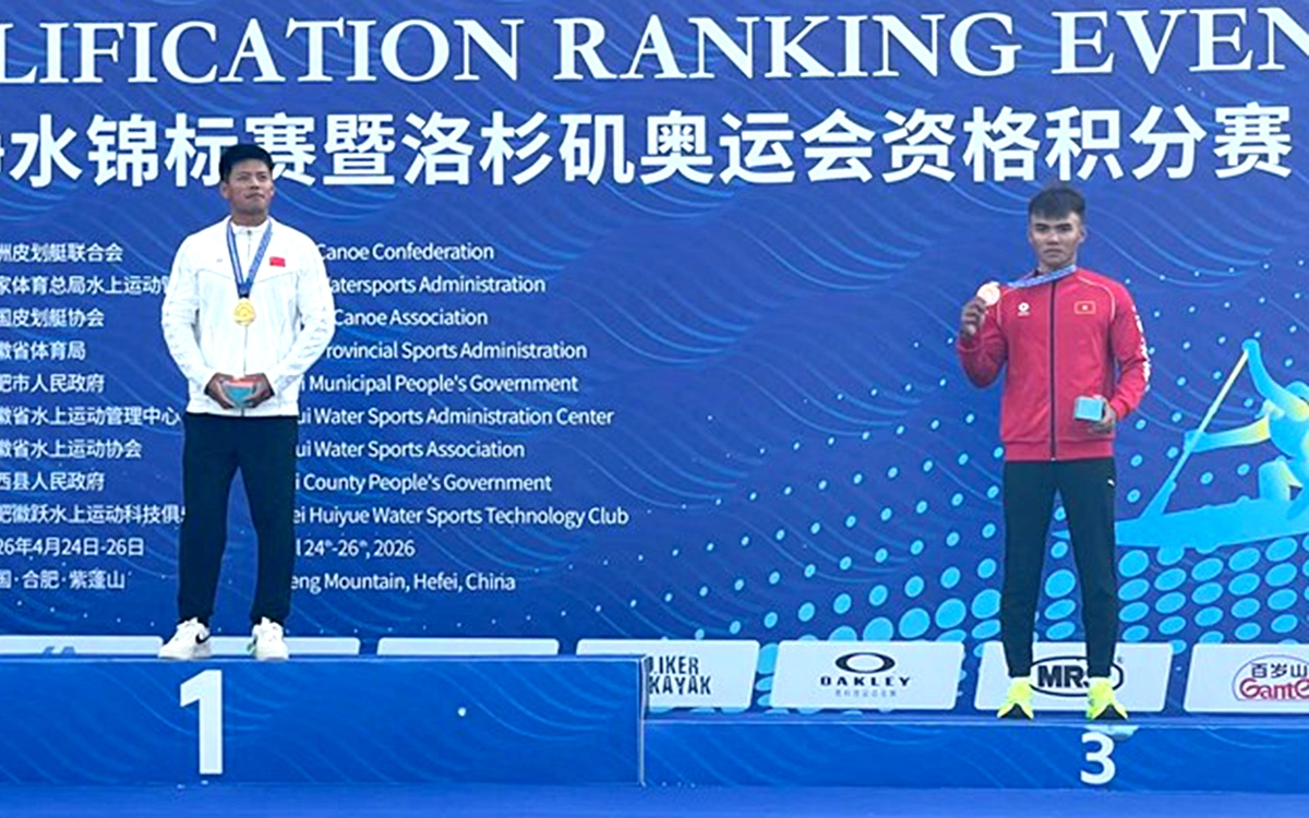 Tay chèo TP.HCM làm nên lịch sử cho canoeing Việt Nam