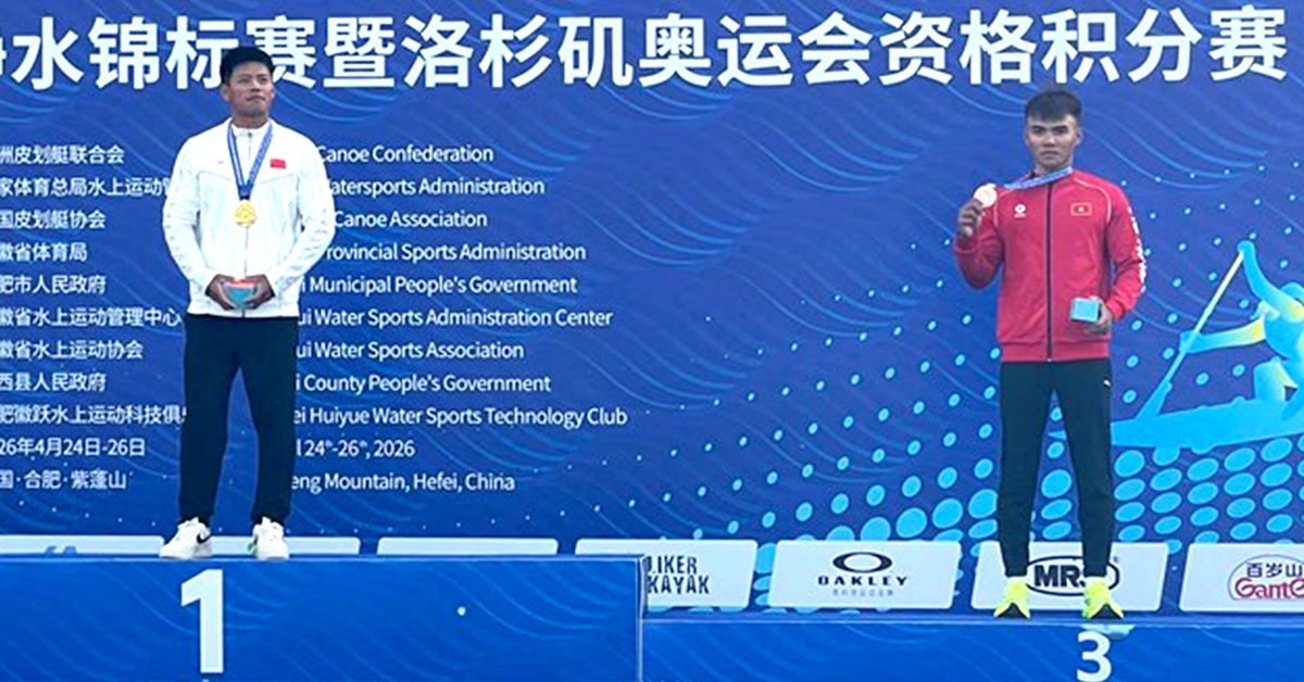 Tay chèo TP.HCM làm nên lịch sử cho canoeing Việt Nam